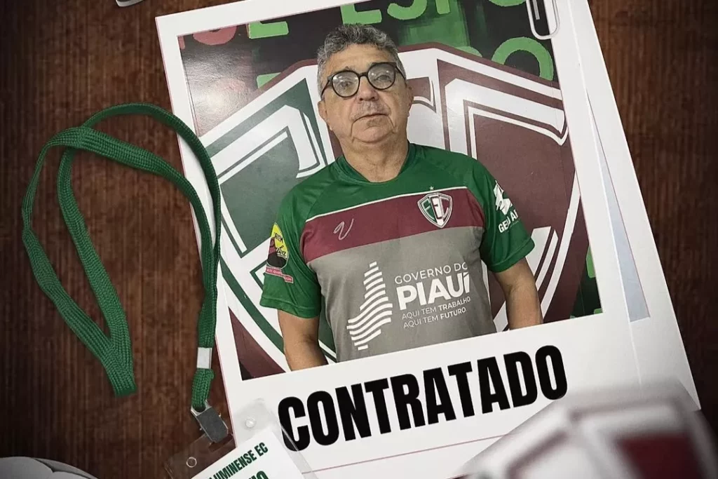 Série D: Fluminense-PI contrata Flávio Araújo como técnico para 2026 2 Série D: Fluminense-PI contrata Flávio Araújo como técnico para a temporada 2026 (Foto: Divulgação)