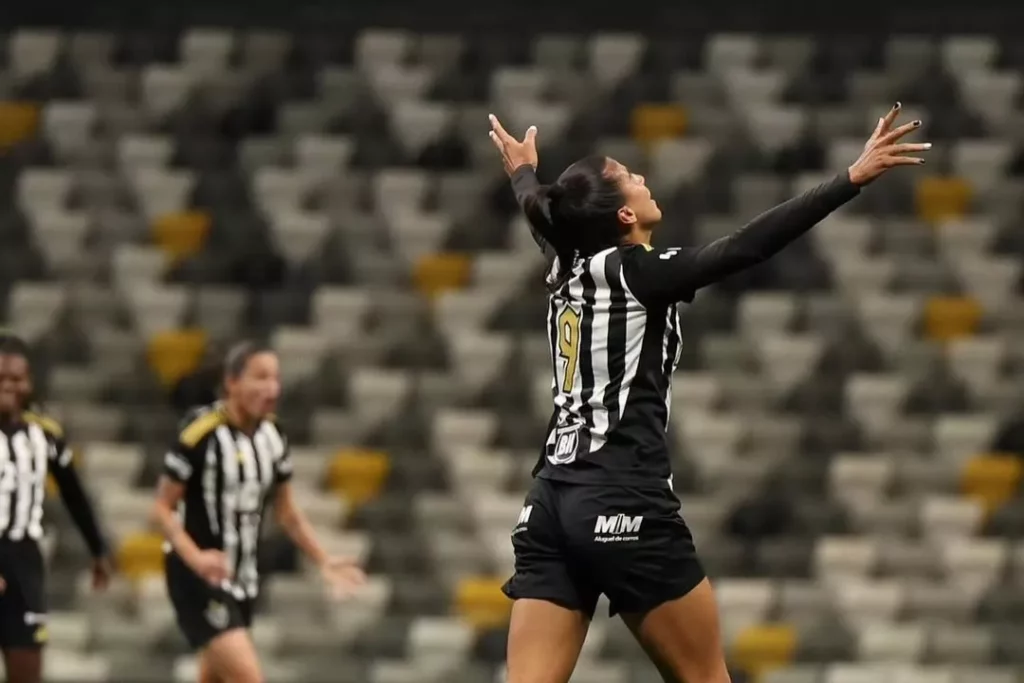 BRASILEIRO FEMININO A2 - Atlético-MG sai na frente do Santos na semifinal (Foto: Divulgação/Galo)
