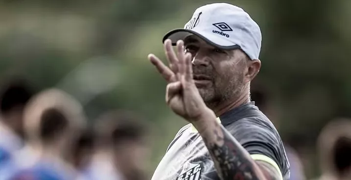 Jorge Sampaoli. Foto: Ivan Storti/Santos