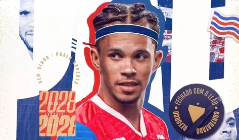 Fortaleza anuncia Pablo Roberto para reforçar meio-campo até 2028