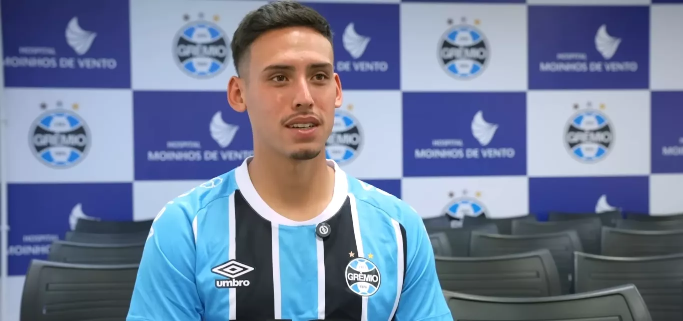 Noriega relembra experiência no Japão e projeta estreia pelo Grêmio no Brasileirão