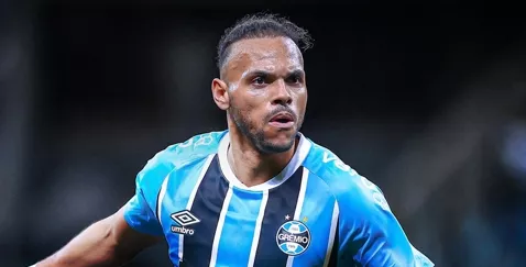 Braithwaite. Foto: Divulgação/Grêmio
