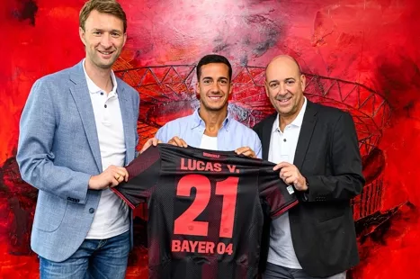 Lucas Vázquez. Foto: Divulgação/Leverkusen