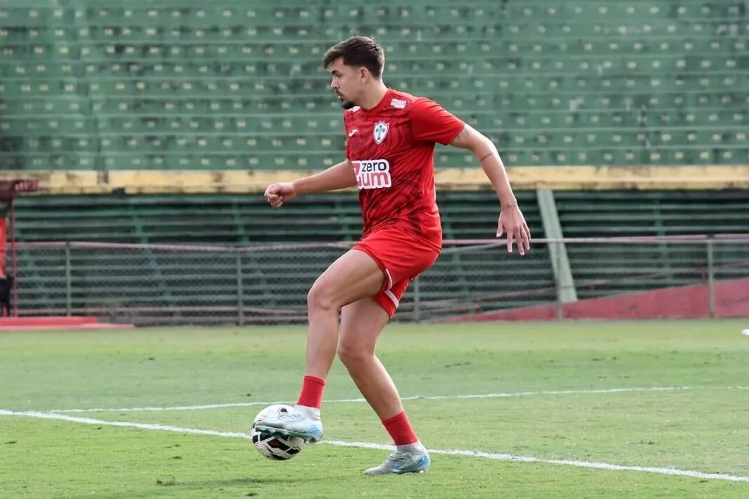 Portuguesa faz treino intenso no horário da partida contra o Mixto (Foto: Divulgação/Portuguesa)