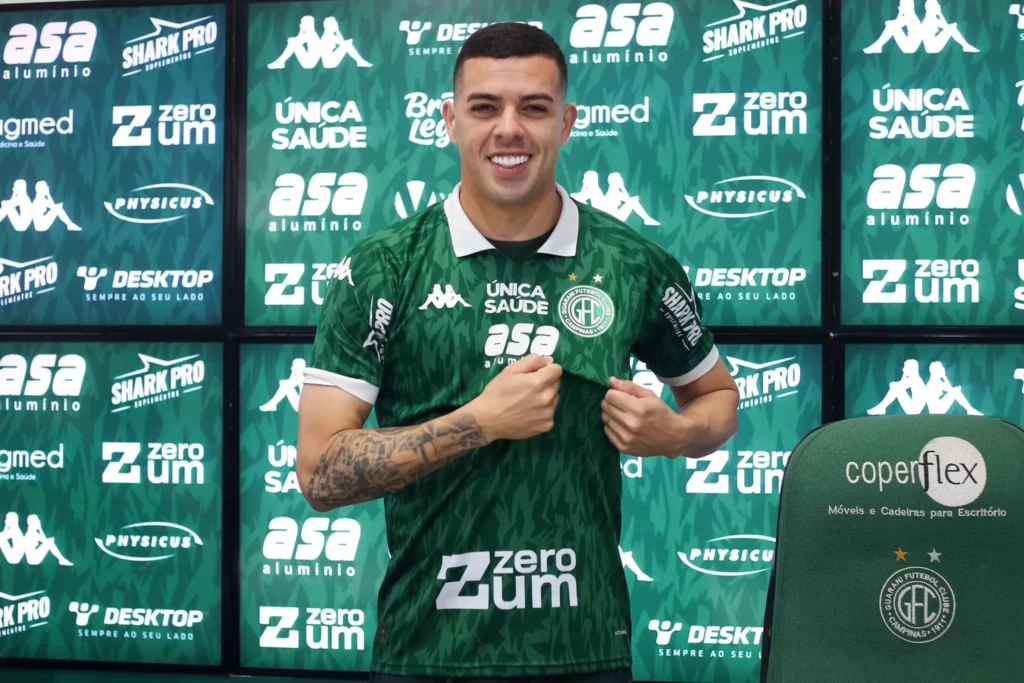 Dentinho é apresentado no Guarani e promete entrega por vaga: “Nada é impossível”