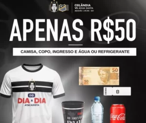 Série D: Ceilândia lança promoção com combo completo para decisão contra o Água Santa