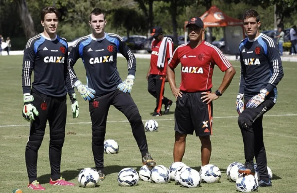 Luan Polli foi profissionalizado no Flamengo — Foto: Arquivo Pessoal
