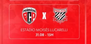 Copa Paulista: FPF altera horário de Primavera e Paulista no Moisés Lucarelli