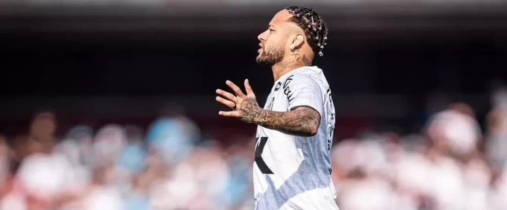 Vojvoda quer Neymar determinante e crê em resposta do Santos 2 Neymar em ação (Foto: Raul Baretta-Santos FC)