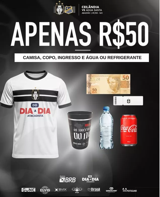 Série D: Ceilândia lança promoção com combo completo para decisão contra o Água Santa 2 ypR3MU71 image