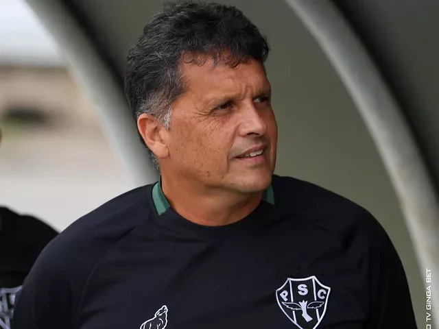 Paysandu anuncia saída de Claudinei Oliveira após 5 derrotas seguidas na Série B