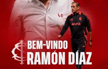 Ramón Díaz é anunciado no Internacional