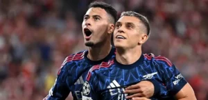 Arsenal vence Bilbao na estreia da Champions com gol de Martinelli