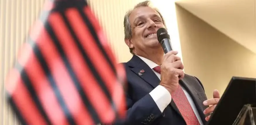 Bap, presidente do Flamengo (Foto: Gilvan de Souza-CRF)