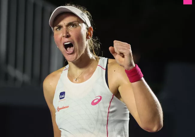 Bia Haddad mostra força e arrasa italiana em estreia no SP Open