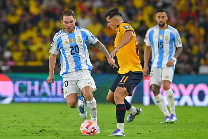 Equador bate Argentina nas 1