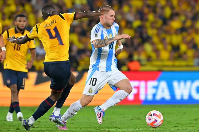 Equador bate Argentina nas 2