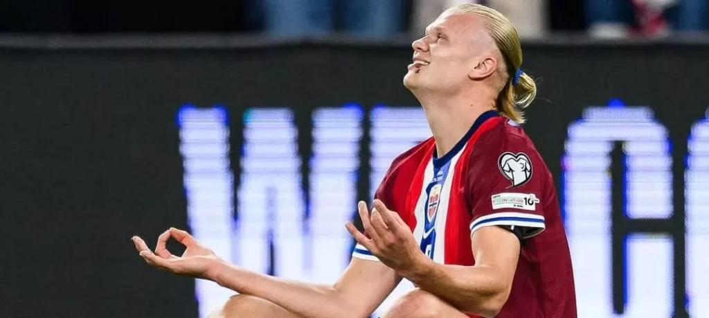Haaland faz 5 em goleada da Noruega e complica Itália nas Eliminatórias