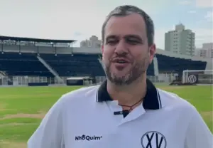 Presidente Matheus Bonassi se emociona com XV na final da Copa Paulista