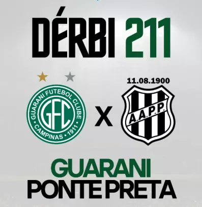 Rádio FI transmite Dérbi 211 entre Guarani e Ponte Preta no Youtube