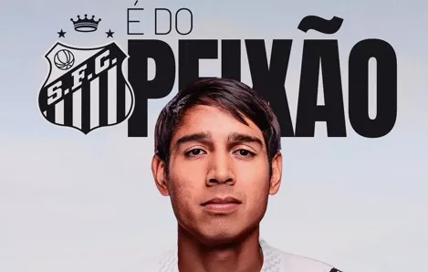 Alexis Duarte. Foto: Divulgação/Santos