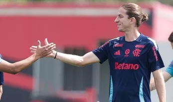 Filipe Luís. Foto: Divulgação/Flamengo