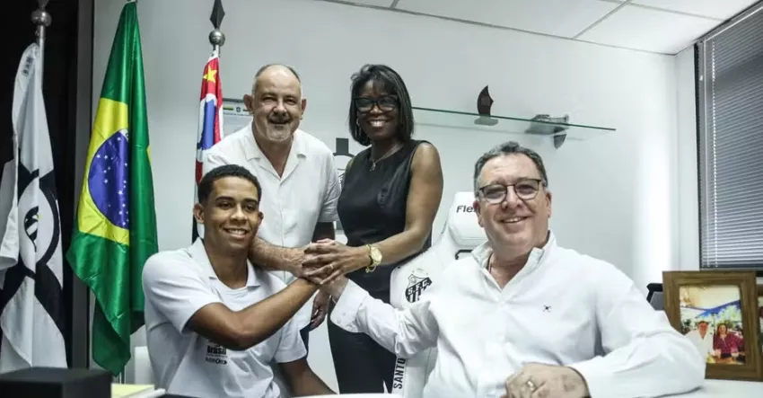 João Alencar. Foto: Reinaldo Campos/Santos