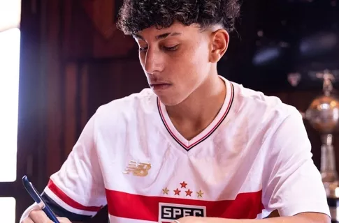 Kauã Edmar assina com São Paulo e multa chega a R$ 378 milhões