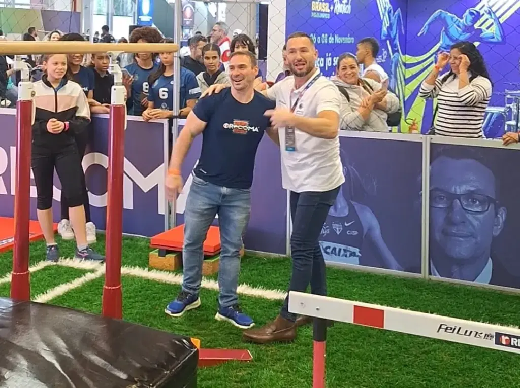 Arthur Zanetti abre programação de clínicas no estande na COB Expo 2025