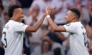 ESPANHOL: Real Madrid vence com gol de Militão e assistência de Vini Jr.