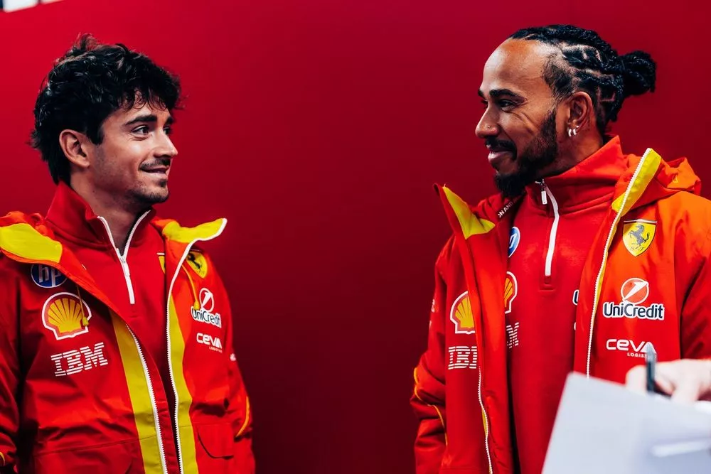 Leclerc ironiza Hamilton após jogo de equipe no Azerbaijão e amplia crise na Ferrari