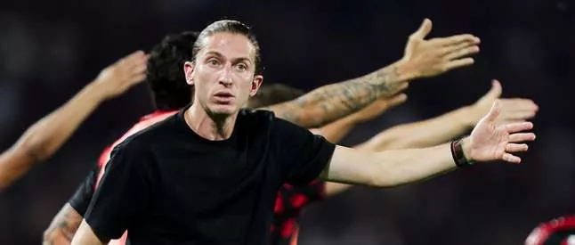 Filipe Luís triste pelo empate do Flamengo. Entenda!