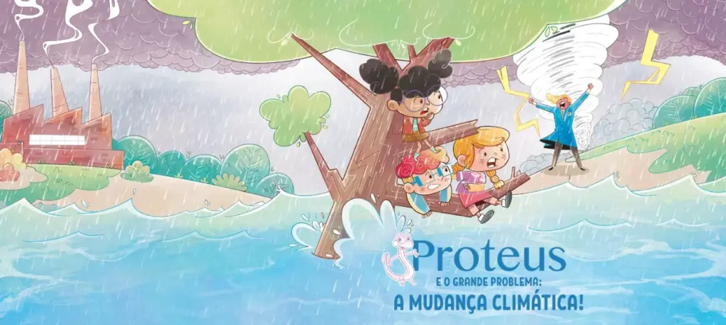 Proteus: projeto inédito transforma mudança climática em aventura animada para crianças