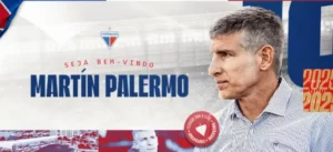 Fortaleza oficializa a contratação de Martín Palermo como novo treinador