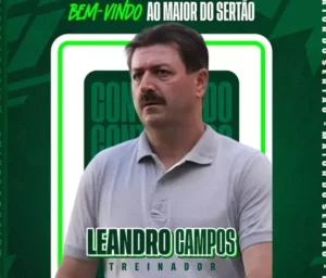 Leandro Campos é o novo técnico do Sousa para a temporada 2026