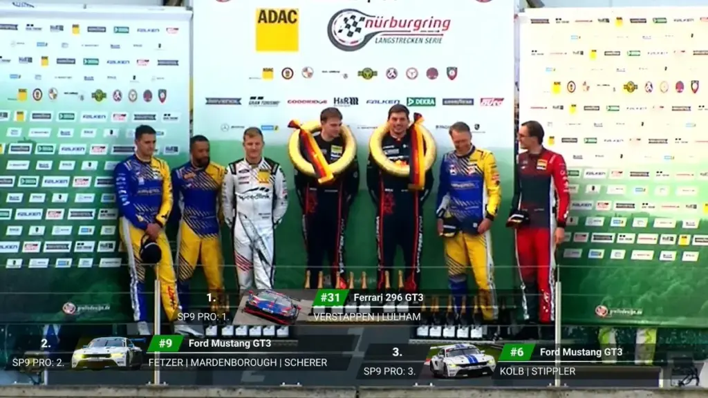 Verstappen brilha na GT3 e vence corrida de longa duração na Alemanha