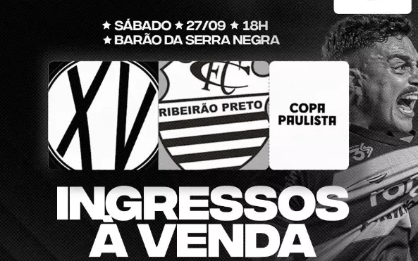Copa Paulista: XV de Piracicaba inicia venda de ingressos para “decisão” contra o Comercial