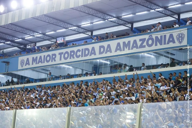 Torcida faz a festa em Belém