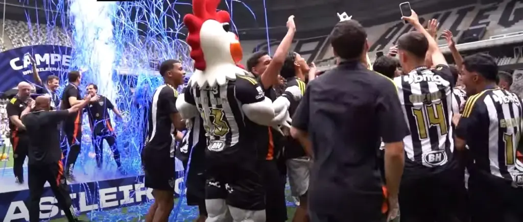 CBF pede desculpas ao Atlético-MG por efeito azul na premiação Sub-17