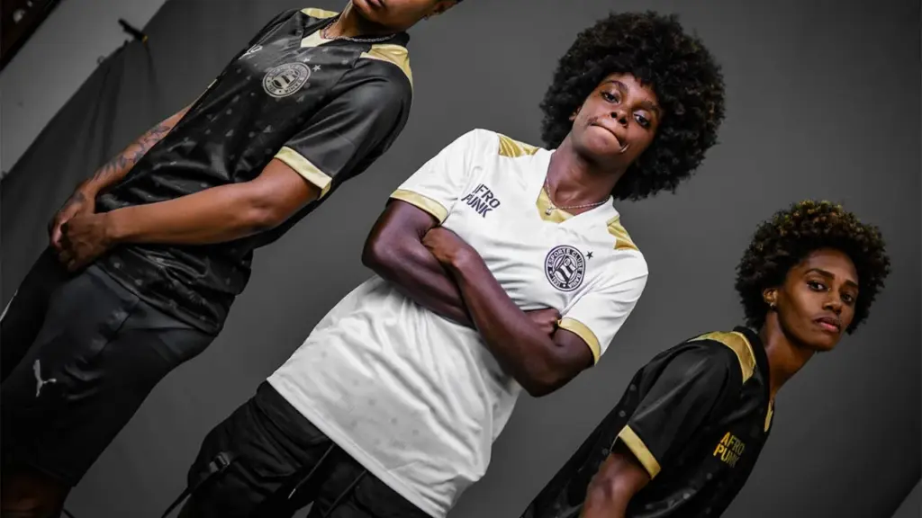 Bahia lança camisa especial em parceria com o AFROPUNK 2 Bahia lança camisa especial em parceria com o AFROPUNK (Foto: Divulgação/ECB)