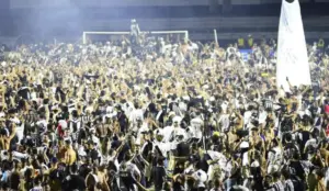 Torcida invade o campo e adia a entrega do troféu da Ponte Preta na Série C