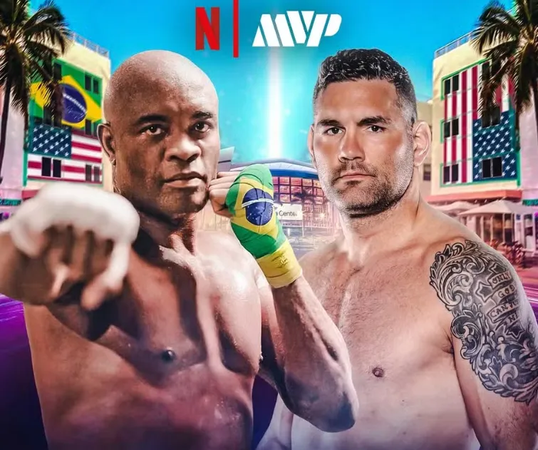 Anderson Silva faz trilogia com Weidman em evento da Netflix