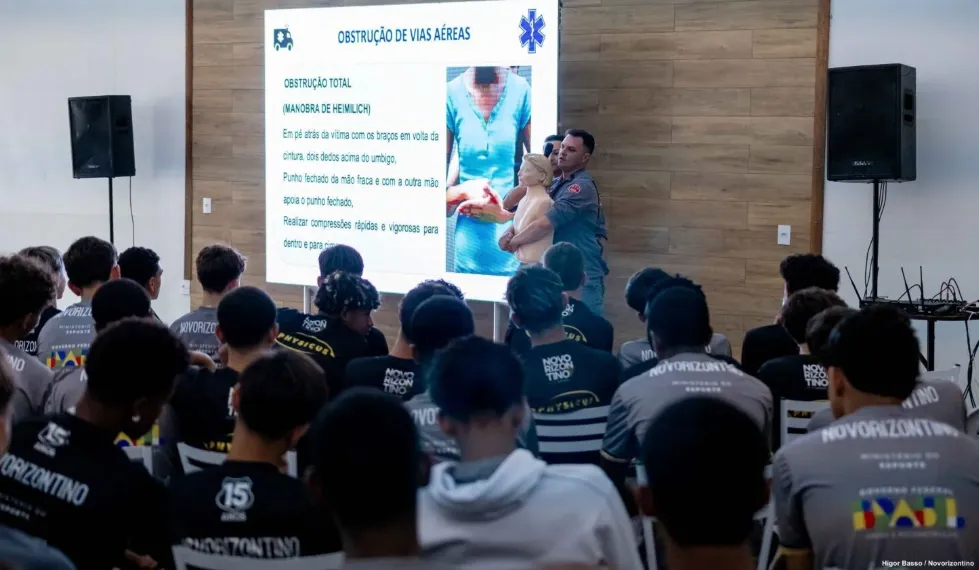 Base do Novorizontino tem palestra sobre Primeiros Socorros 2 Captura de tela 2025 10 21 182529