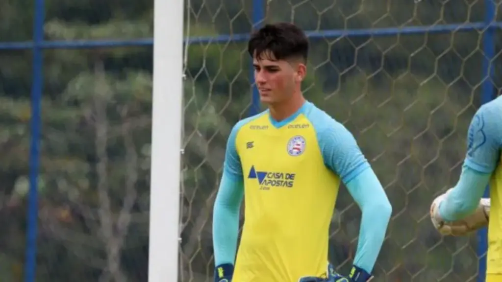 Santa Cruz contrata goleiro Gabriel souza, ex-Bahia (Foto: Felipe Oliveira/ECB)