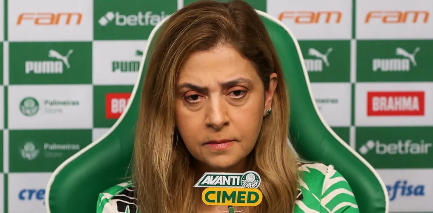 Leila não irá a Flamengo x Palmeiras por temer ambiente ‘hostil’
