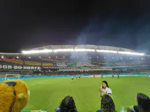 Torcida do Remo une fé, paixão e provocação em mosaico antes do Re-PA