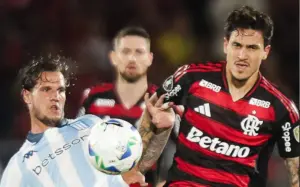 Flamengo x Racing - Pedro sai e vai direto para o hospital
