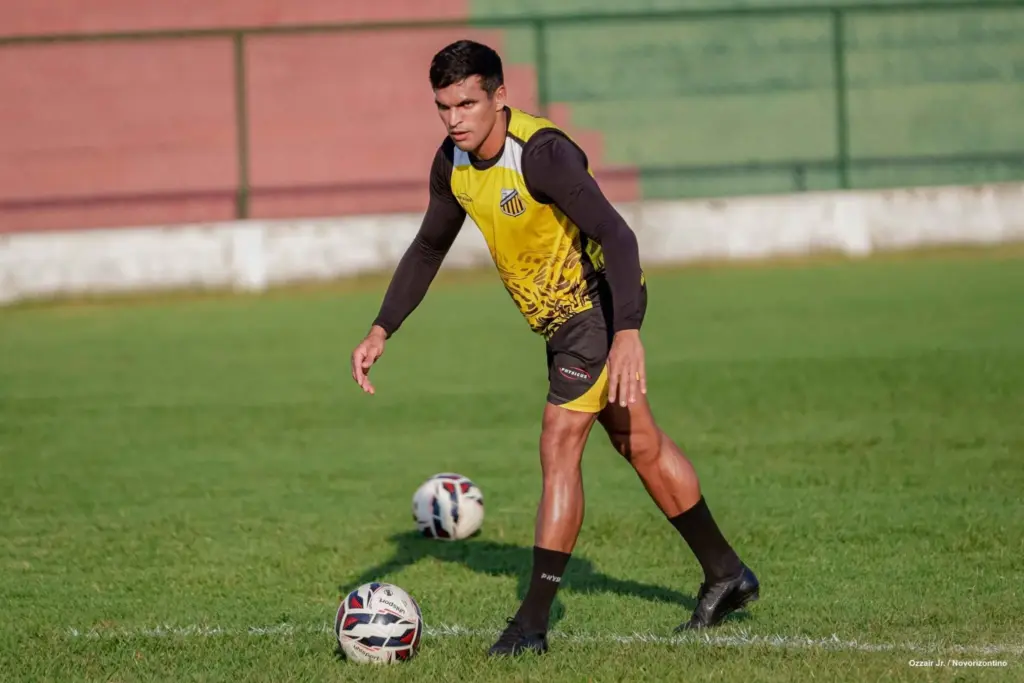 Robson projeta jogo difícil do Novorizontino e garante foco no Cuiabá 2 Robson projeta jogo difícil do Novorizontino e garante foco contra o Cuiabá (Foto: Ozzair Jr/Novo)