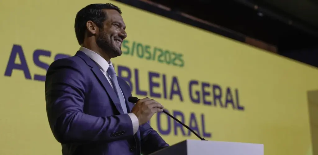 Ponte Preta deve receber troféu da Série C em dezembro 2 Samir Xaud, presidente da CBF (Foto: Rafael Ribeiro-CBF)
