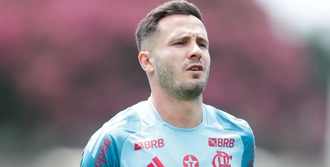 Saúl durante treino do Flamengo (Foto: Gilvan de Souza-CRF)